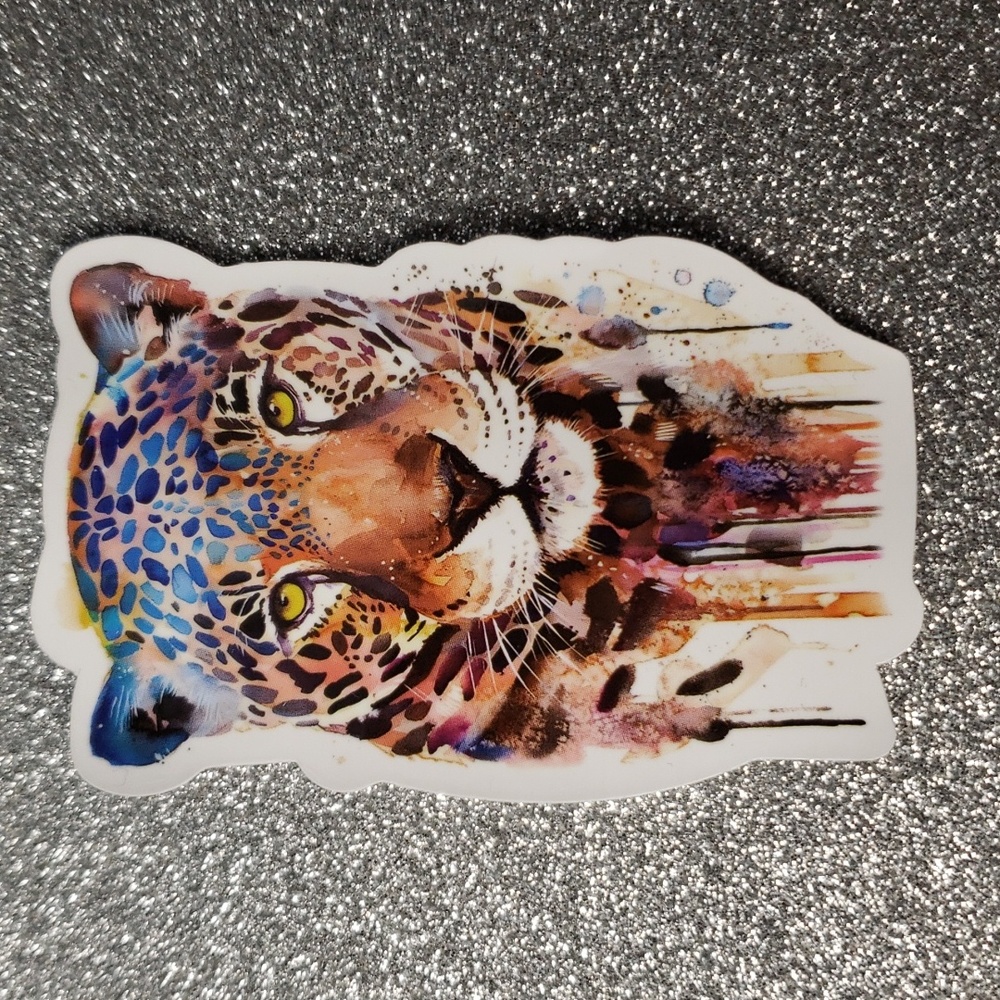 ANIMAL NATURE waterproof Sticker Jaguar